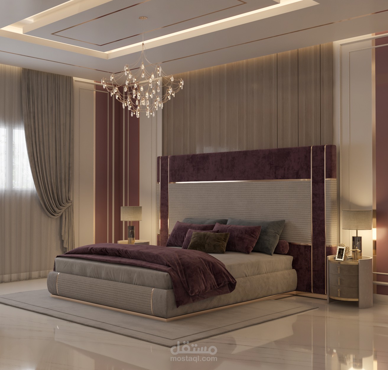 Master Room Design مستقل