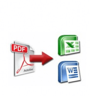 تحويل PDF  إلى WORD/EXCEL