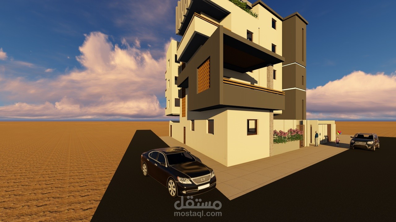 مبنى سكني