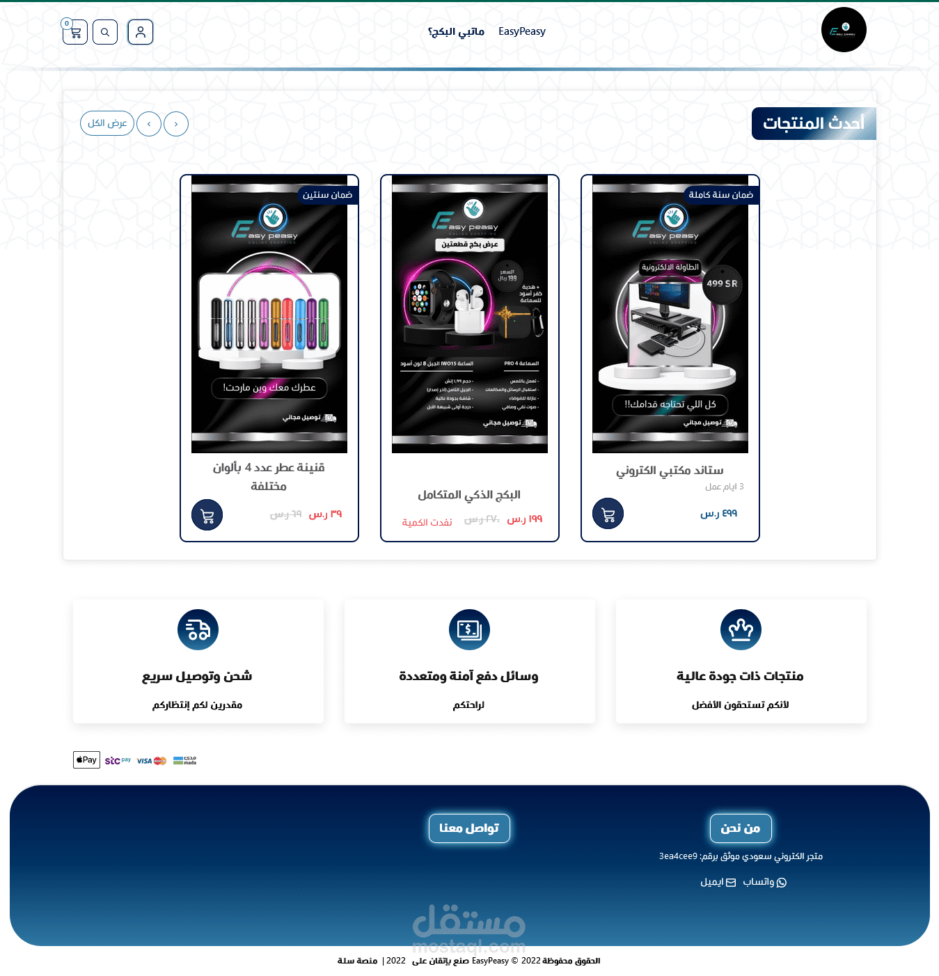 تعديل ثيم متجر ( إيزي بيزي EasyPeasy ) على منصة سلة بإستخدام CSS مخصصة