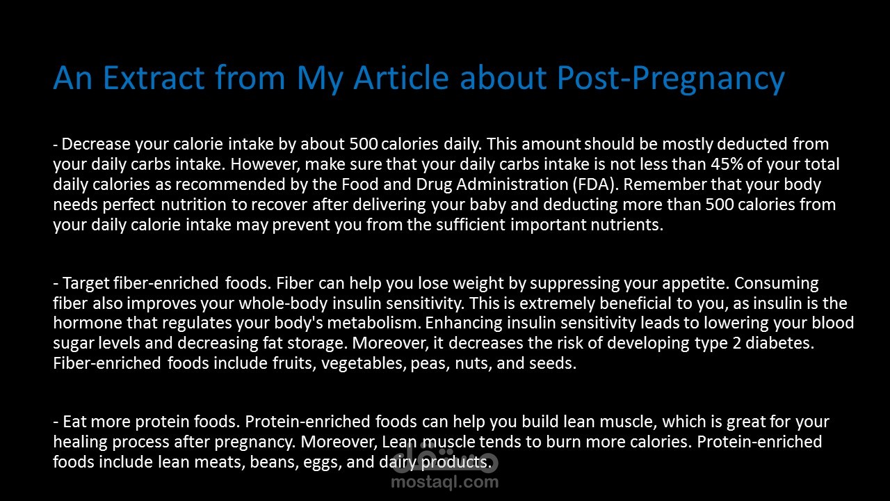 ِArticle about Post-Pregnancy