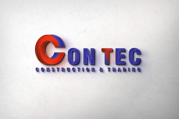 Logo Design (ConTec - Construction Company)