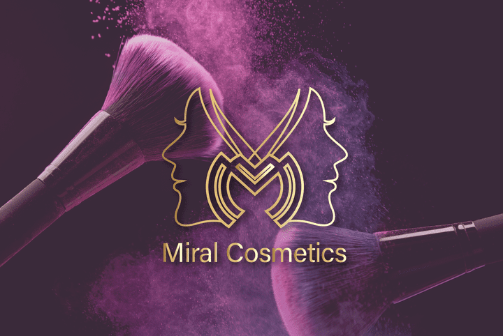 Brand identity design - Miral Cosmetics