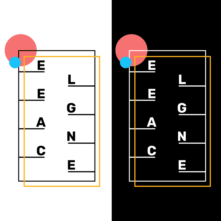 تصميم تيشرت بكلمة elegance بشكل عصري وانيق