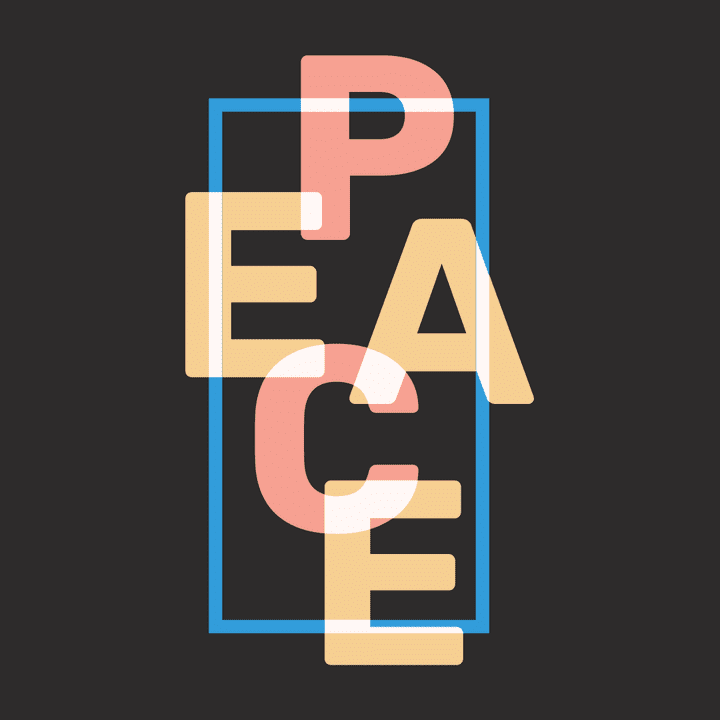 تيشرت بكلمة peace