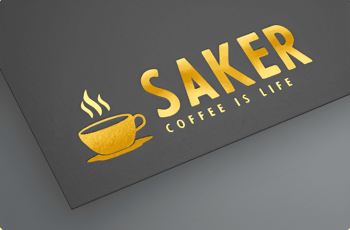 هوية بصرية ل saker cafe