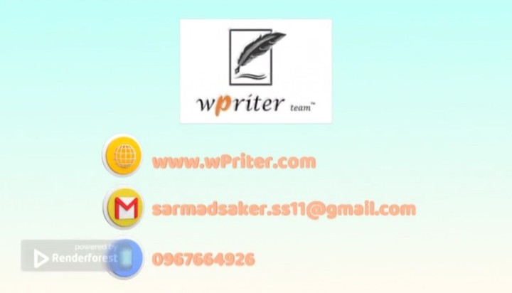 موشن غرافيك ل wPriter team