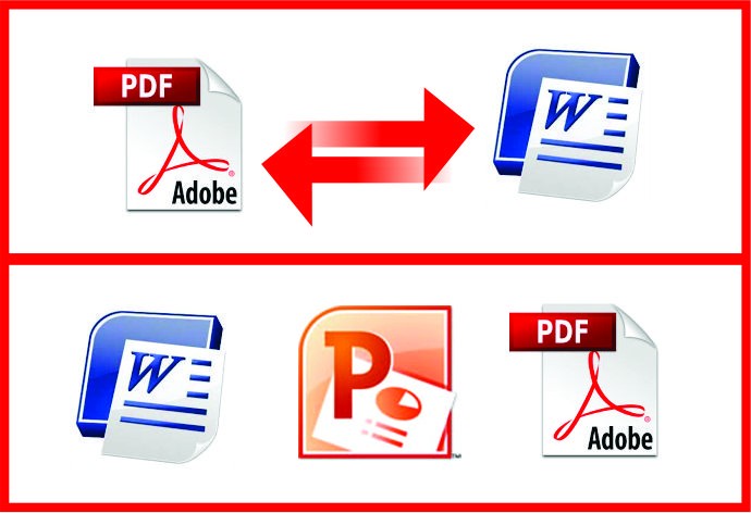 تحويل ملف من word إلى PDF والعكس