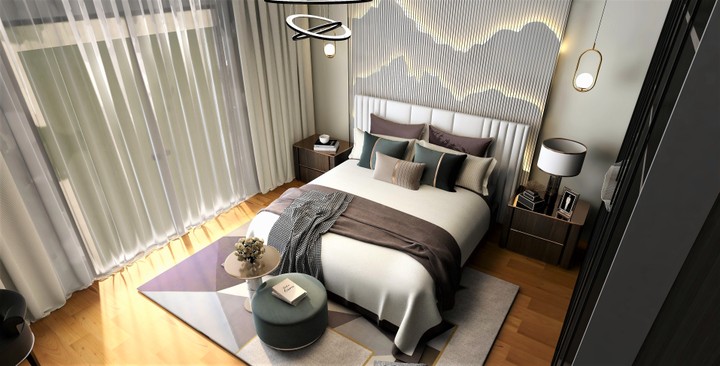 Modern bedroom