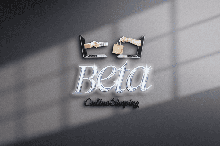 لوجو لمتجر بيع اونلاين BETA