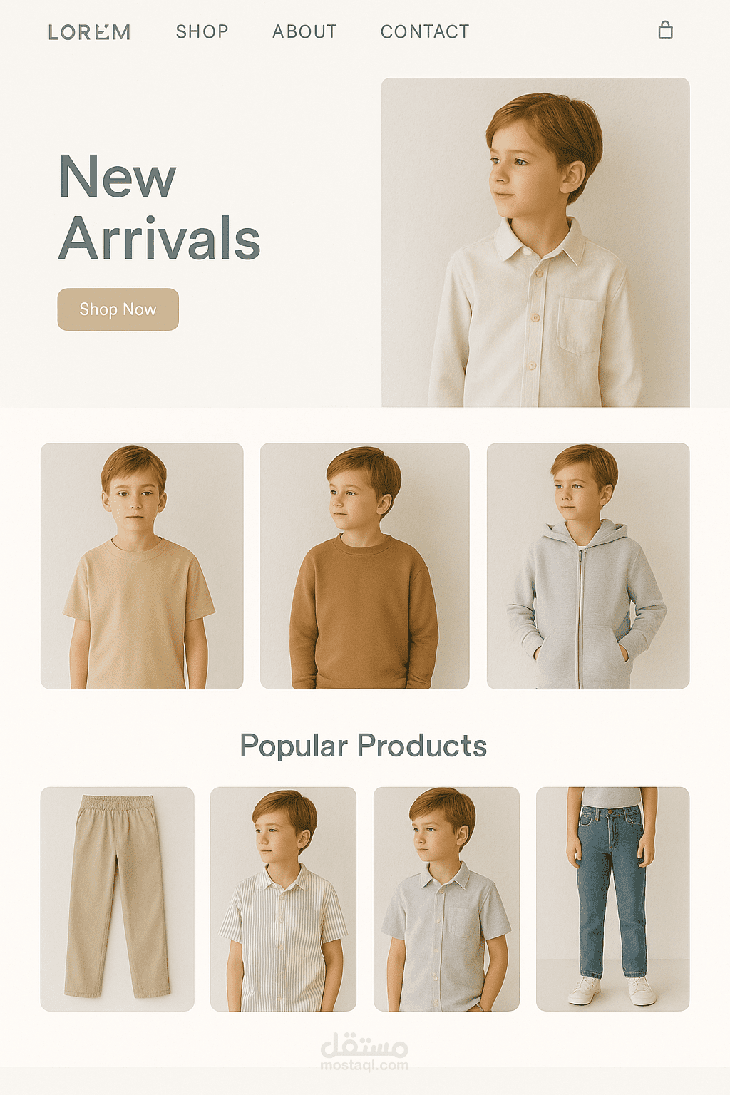 Clothing online shop