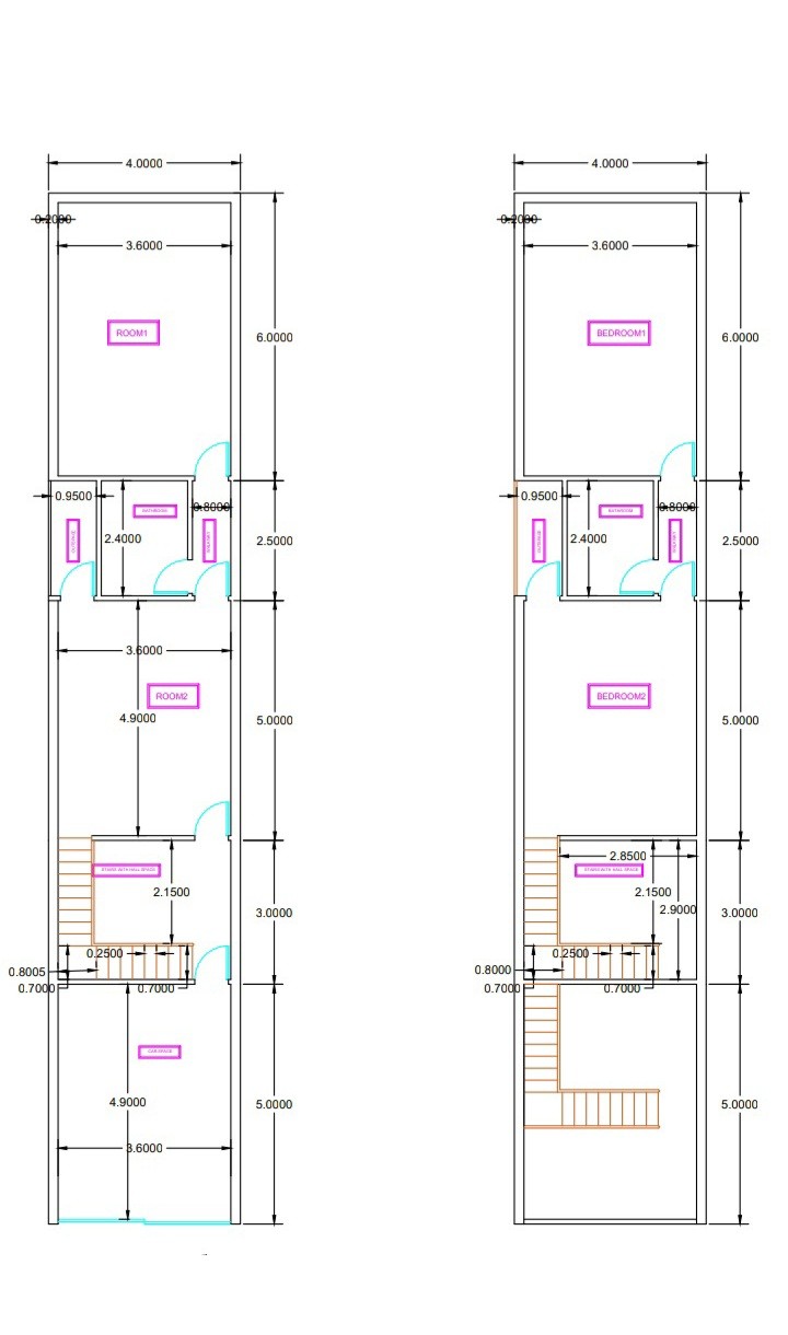 تصميم مخطط لمنزل  2D+3D للاعتماد عليها في تنفيذ المنزل