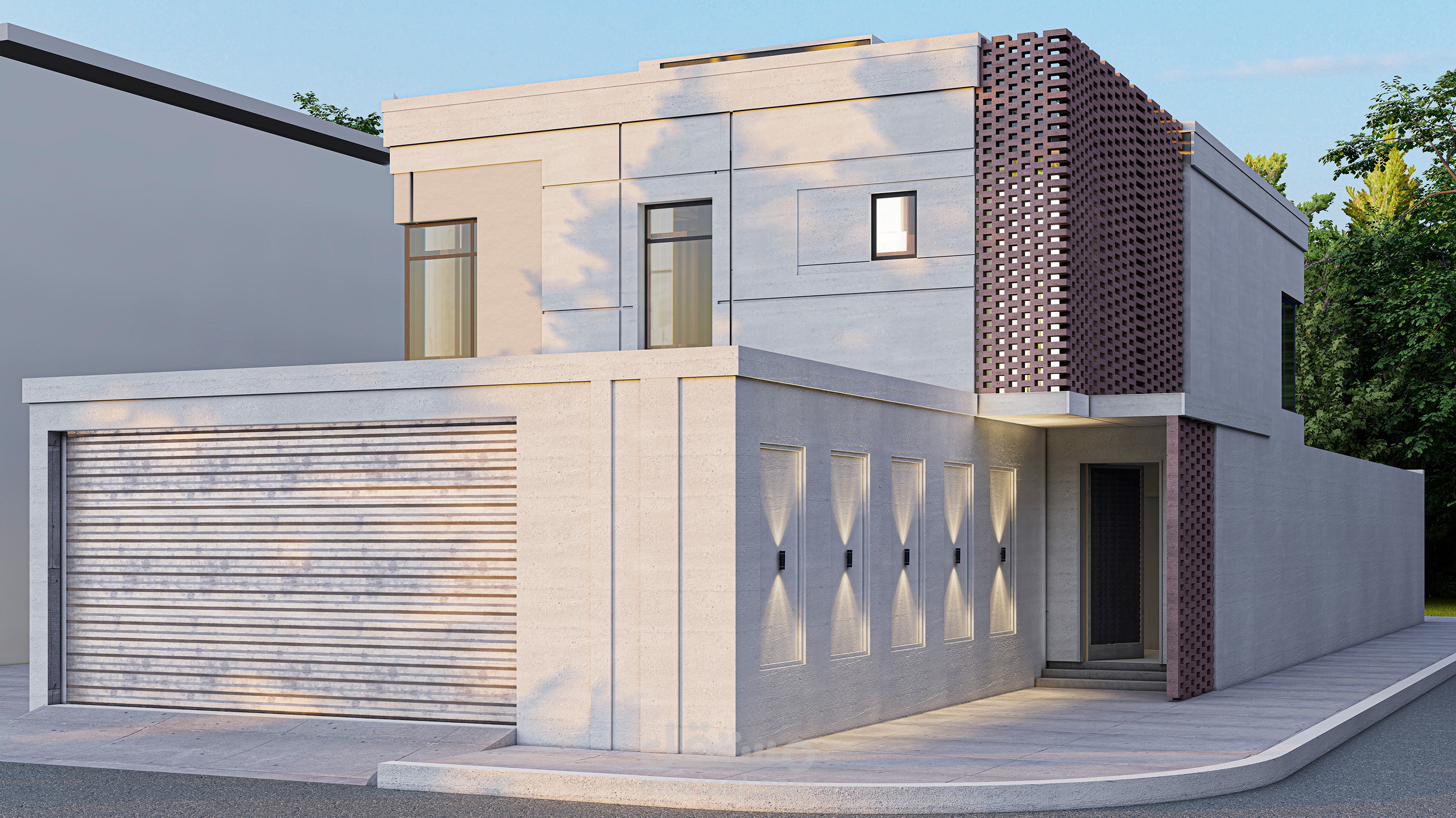 تصميم فلة مودرن في المملكة العربية السعودية