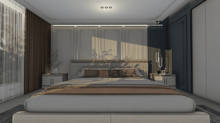 MODERN CLASSIC BEDROOM DESIGHN