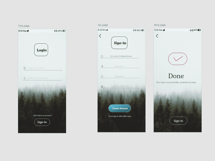 Login -template