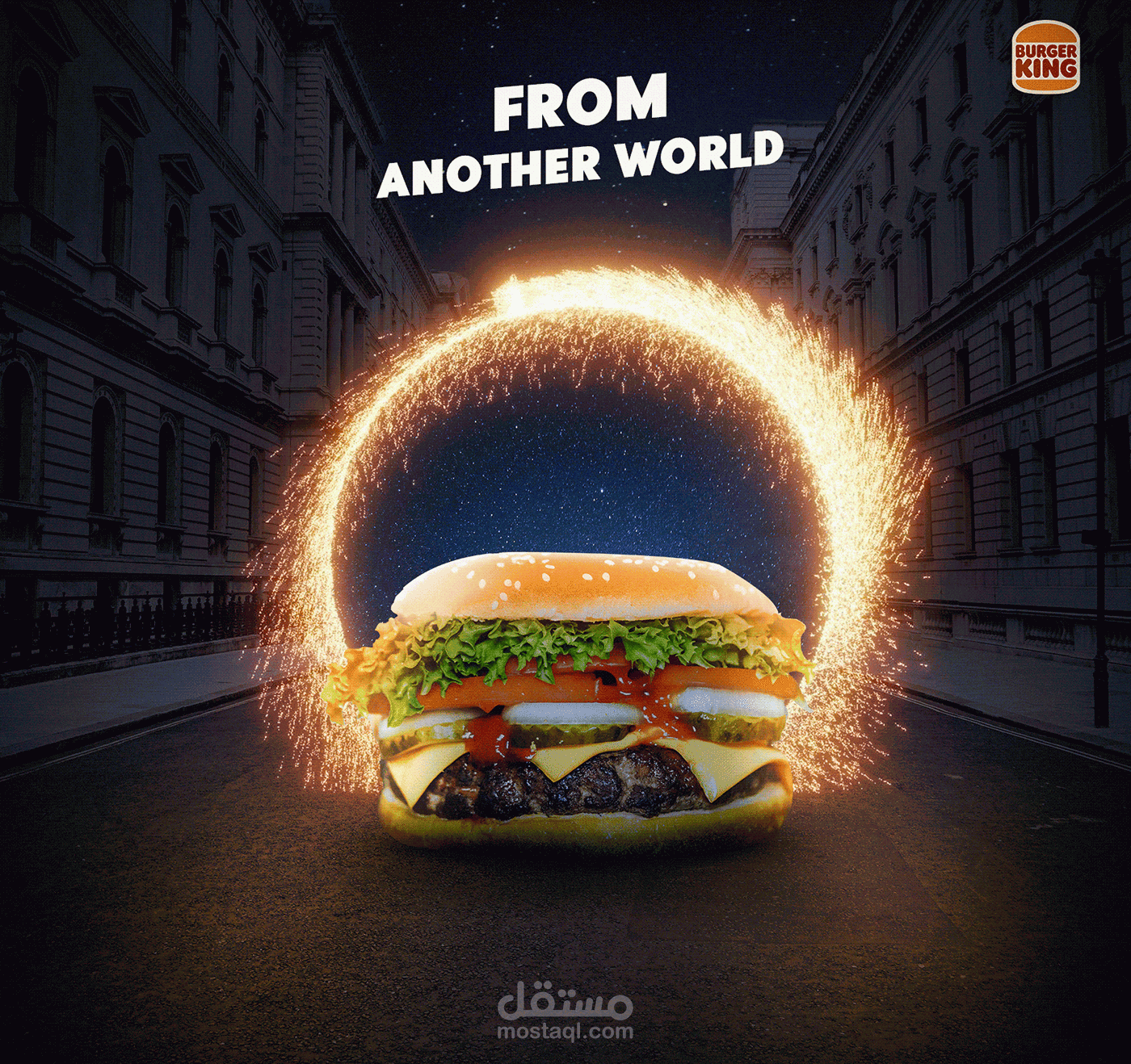 تصميم بوستر سوشيال ميديا لبرجر كينج (BURGER KING)