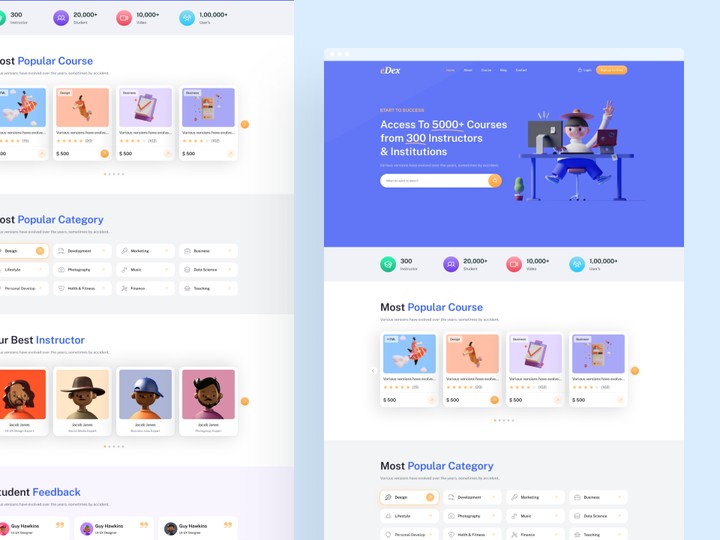 Landing Pages UIUX