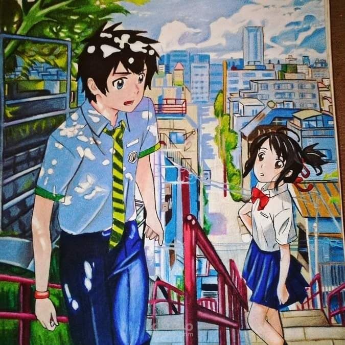 Anime drawing - رسم أنيمي