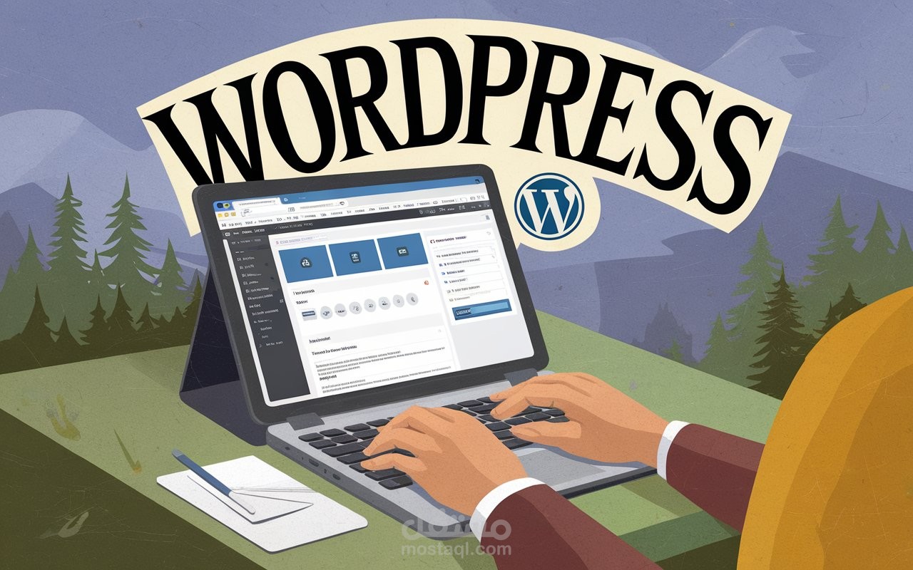 إدخال وتنسيق محتوى ومقالات علي WordPress  باللغة الانجليزية