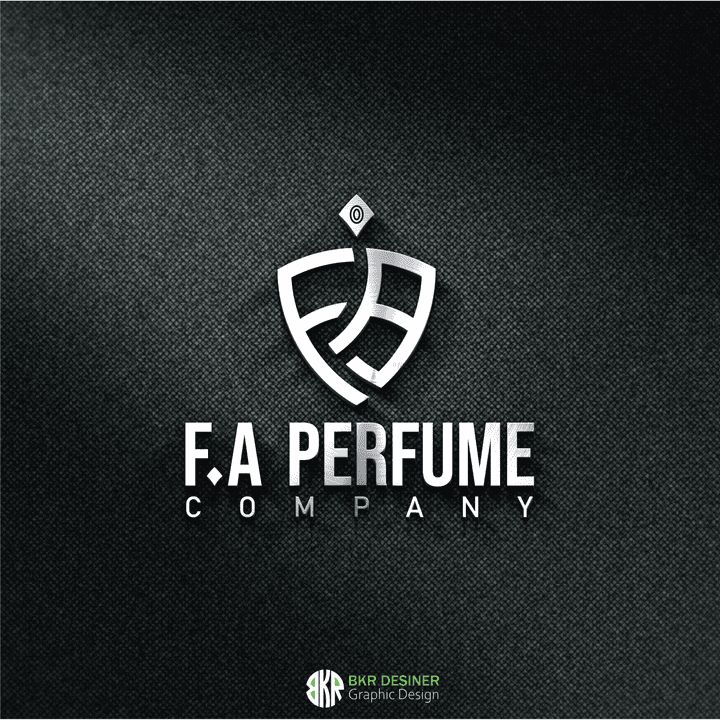 logo design f.a perfume