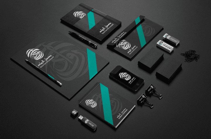 تصميم هوية بصرية كاملة لشركة بصمة الرواد | Designing a complete visual identity for Basmat Al-Rowad Company