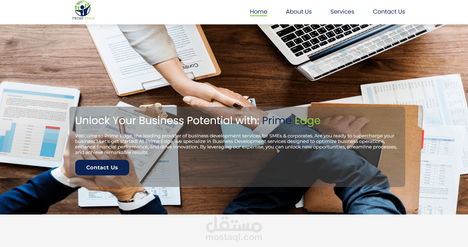 تصميم واجهات مواقع احترافية بتقنية HTML/CSS/JS متوافقة مع جميع الأجهزة