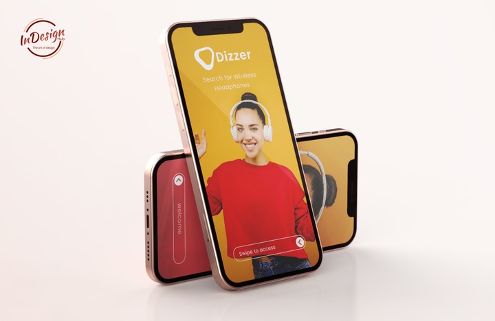 Dizzer Headphones UI/UX Mobile App