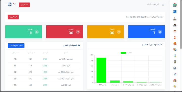 موقع كاشير لإدارة منتجات الجملة