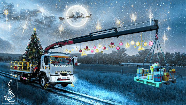 Company Christmas Card - Photomanipulation