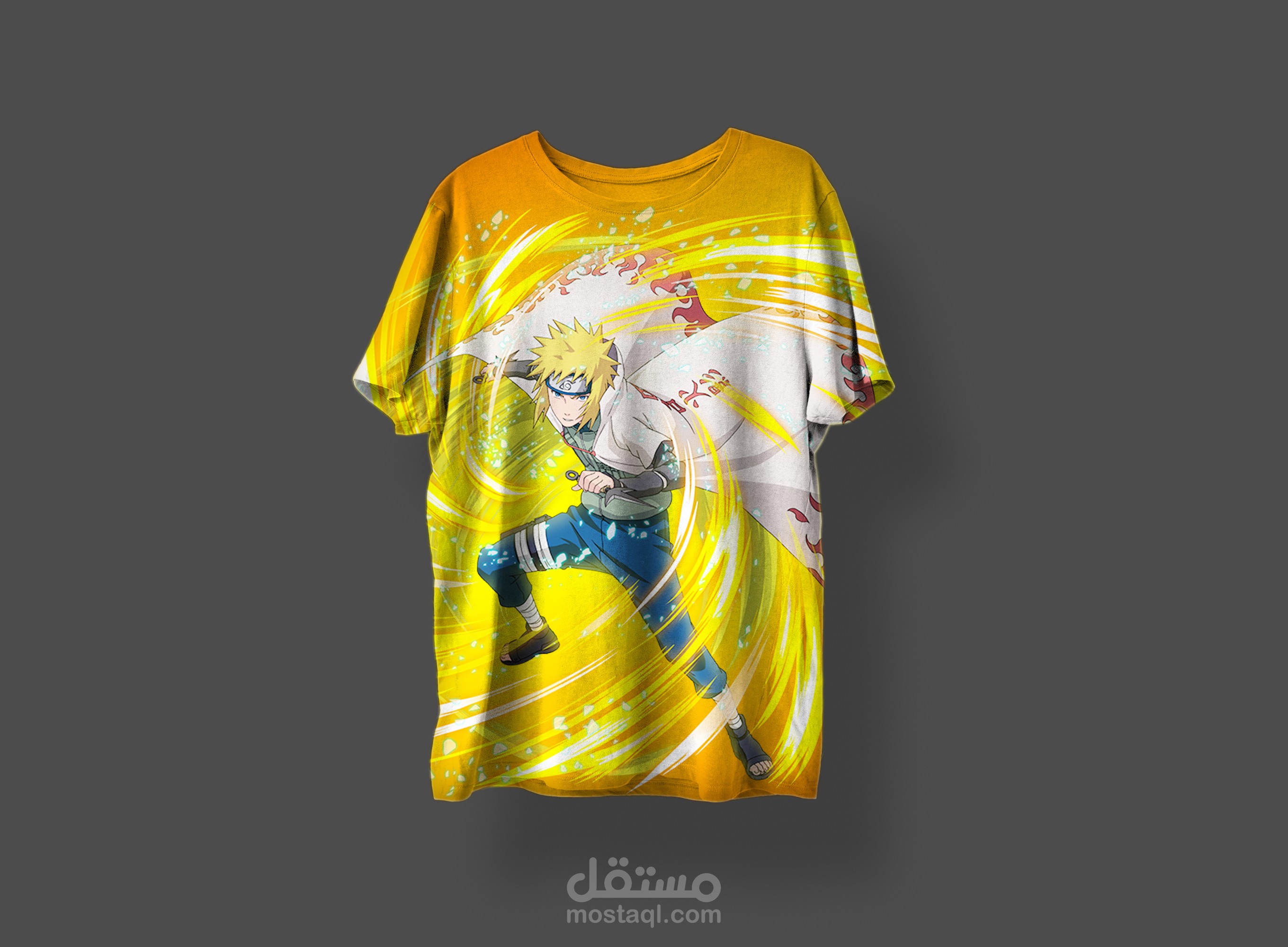 تصميم  T-shirt انمي