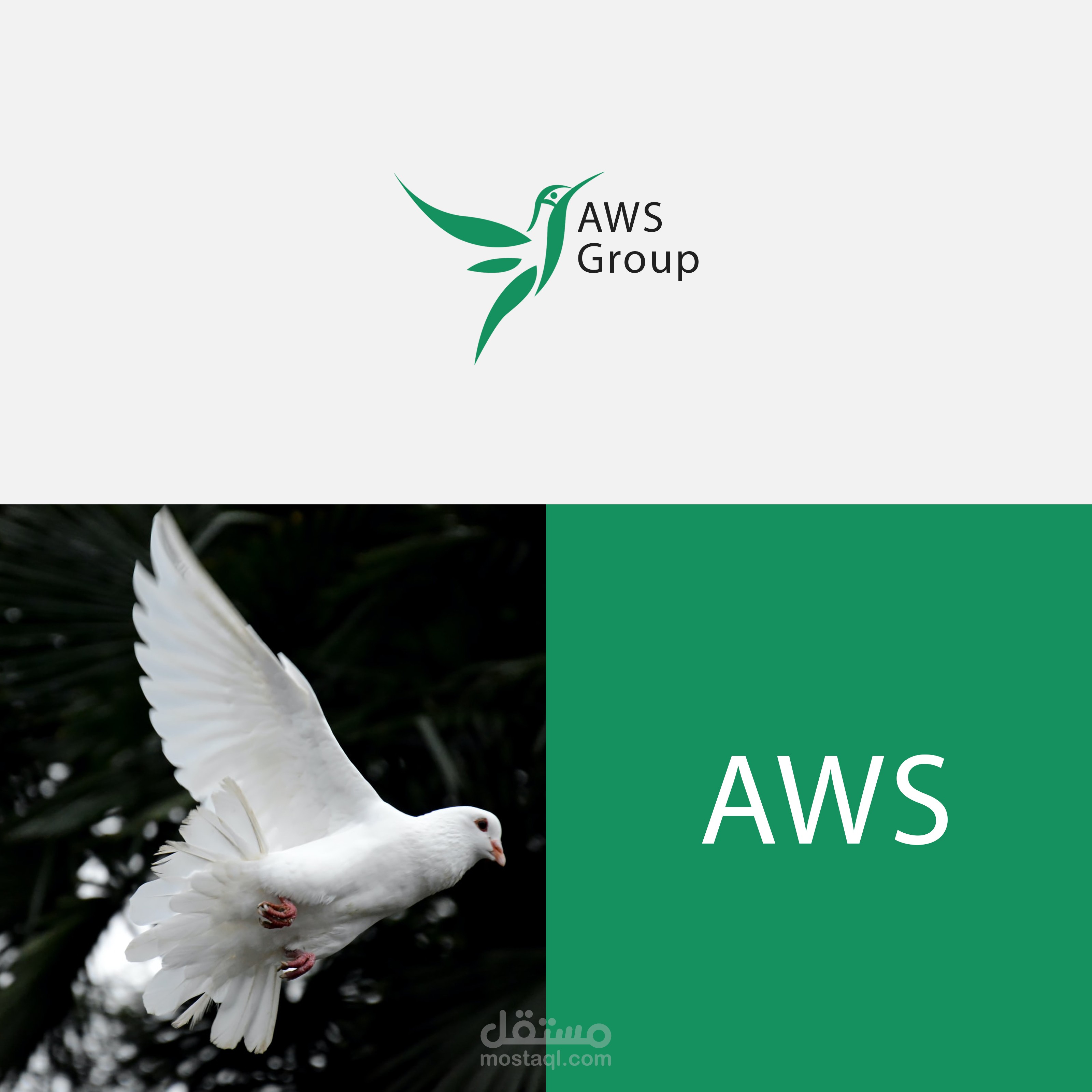 شعار بعنوان "AWS"  مؤسسة خيرية