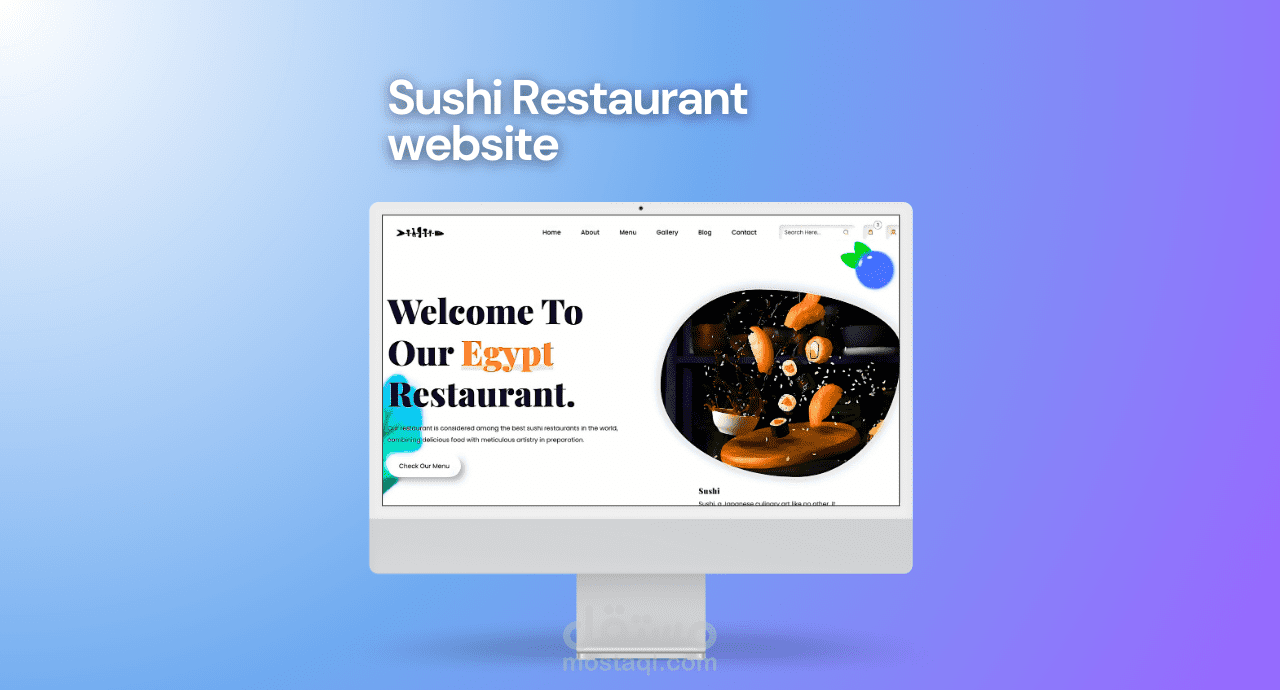 Sushi Restaurant website