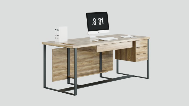 sleek desk