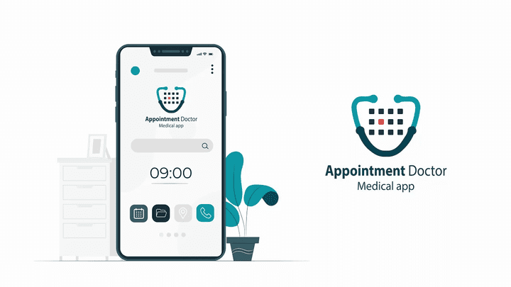 Appointment Doctor app Motion Graphic