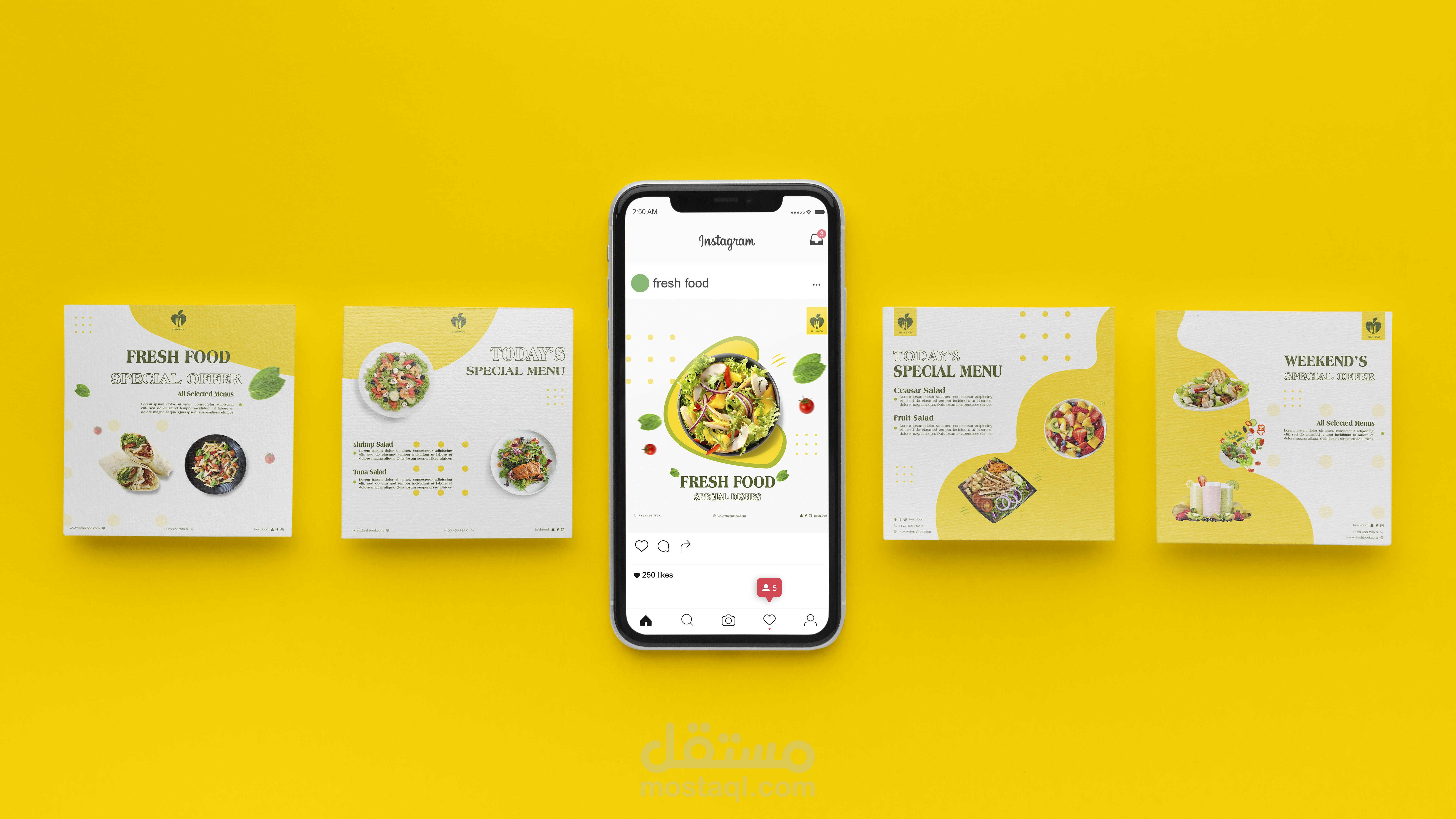 fresh food Social Media Posts