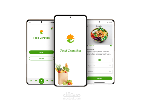 Food Donation l Mobile App Design