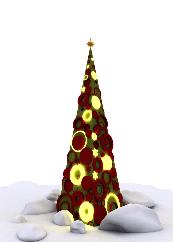 Christmas Tree Rings Design