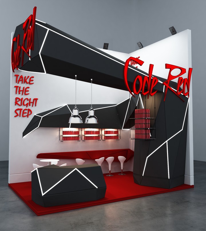 Code Red Booth Design- Gulf Food