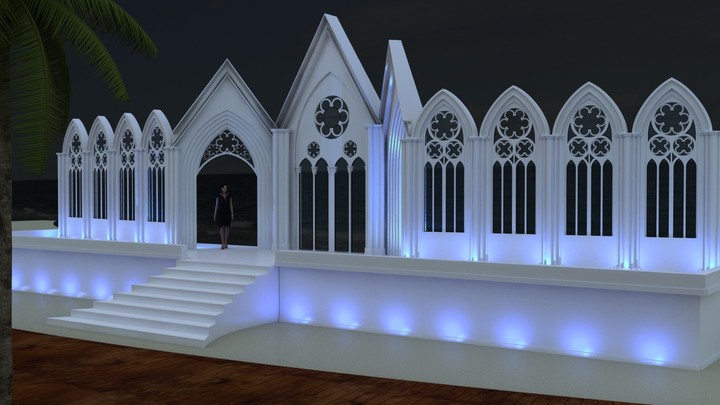 Kempinski Summerland Hotel Wedding-Gothic Style