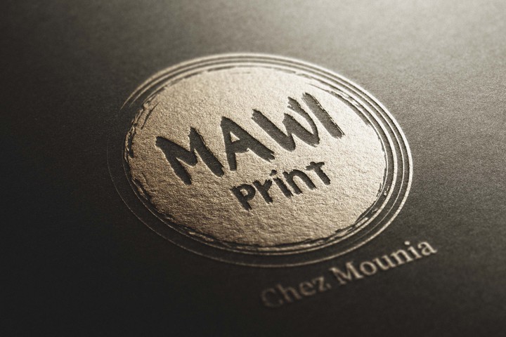 MAWI Print For stamps - Logo Design