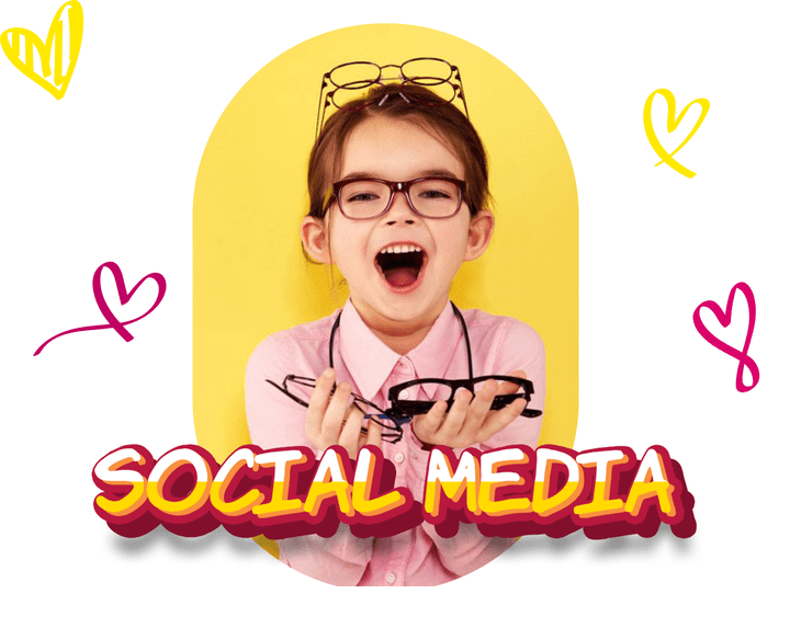 Optical Clinic Social media posts
