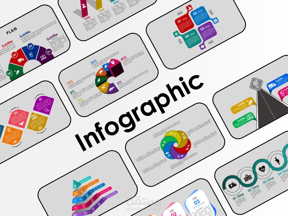 Infographics || اشكال انفوجرافيك