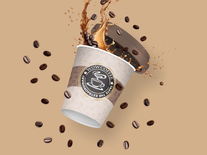 تصميم هوية بصرية لبراند قهوة