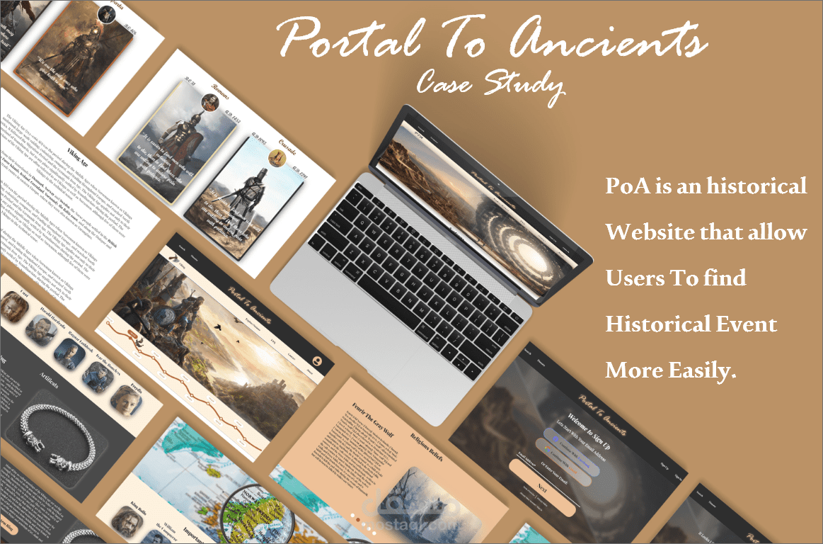 Ux Ui Portal To Ancients Responsive Website