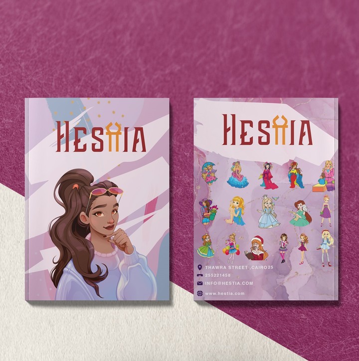 Hestia coloring book