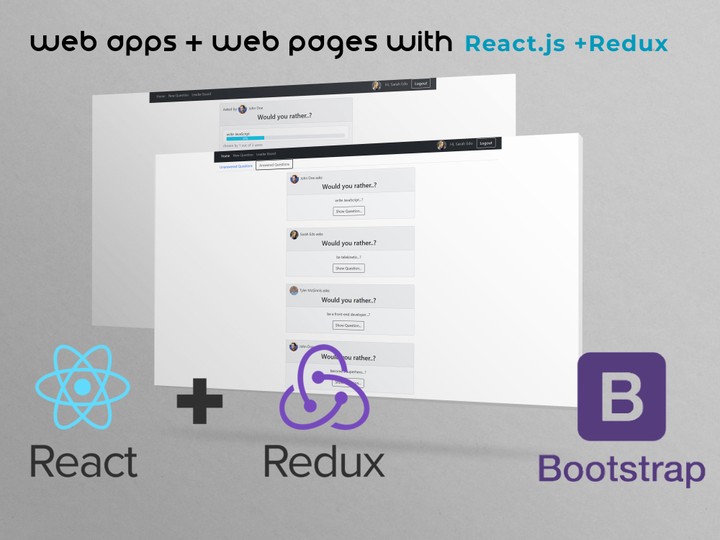 React & Redux Web App