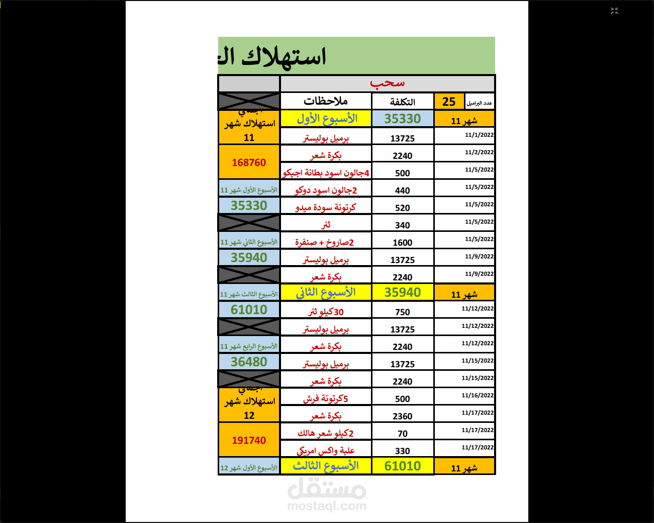 sales management system. Excel