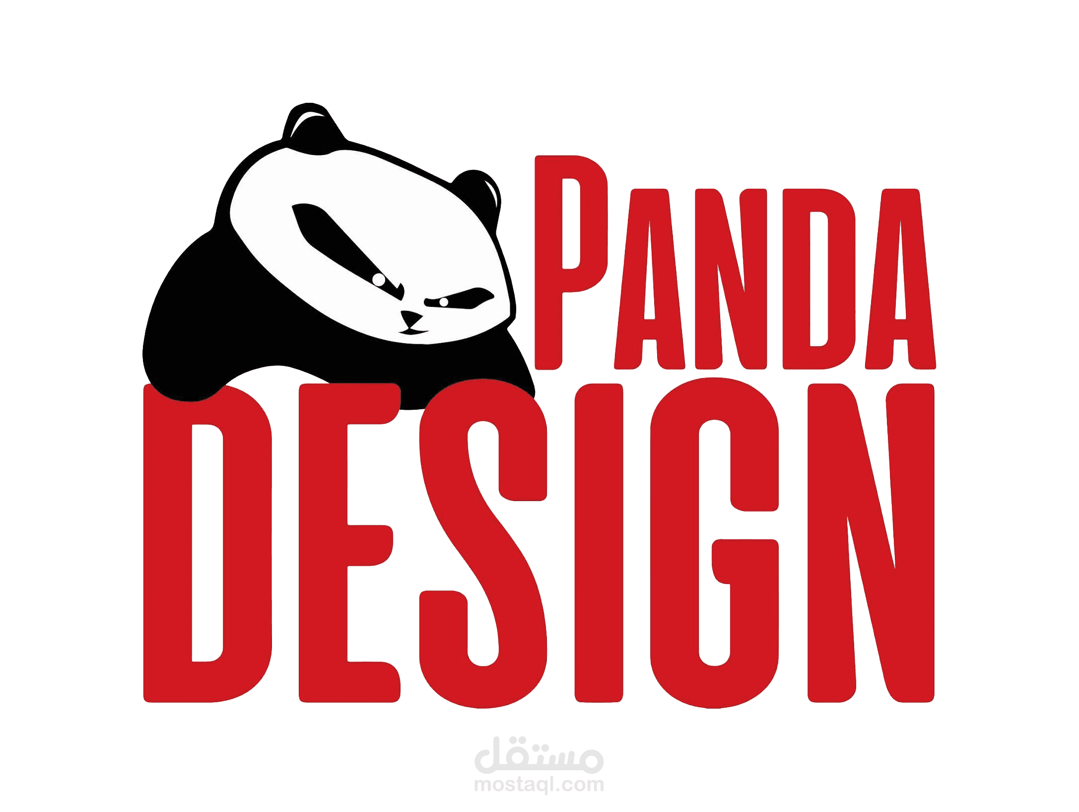 panda design logo