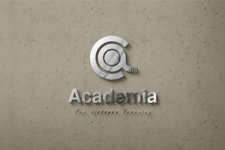 لوجو خاصة منصة Academia  للتعلم عن بُعد