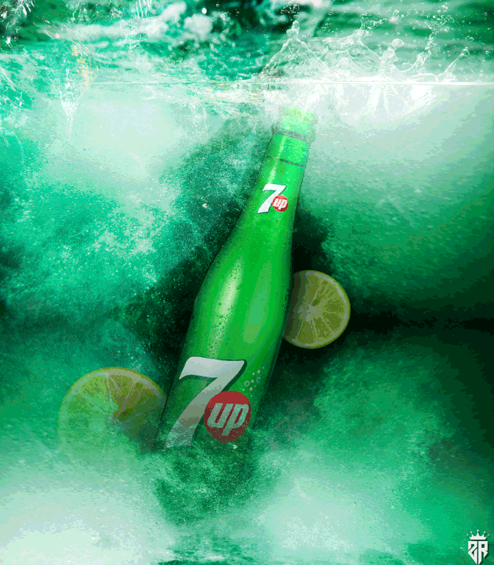 بوستر لشركه سيفن اب - poster for seven up